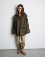 Тренч на молнии из хлопка Берберри хаки