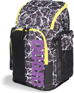 ARENA SPIKY III BACKPACK 45 ALLOVER BLACK-WHITE