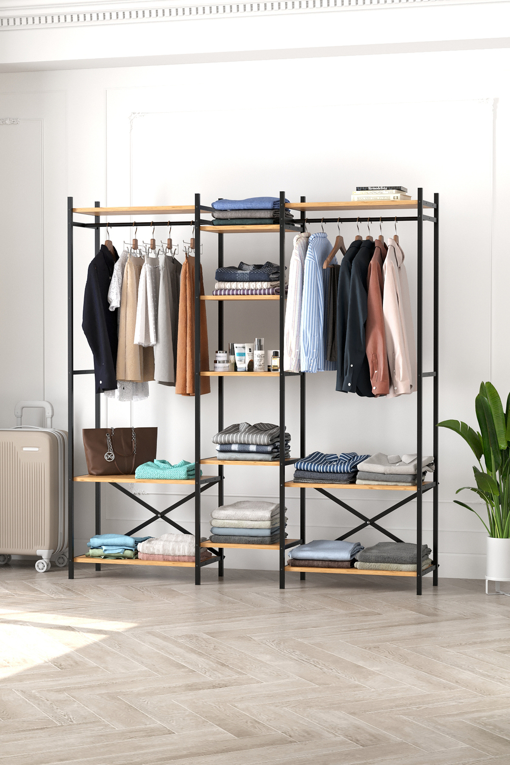 Гардеробная OPENIX - сосна