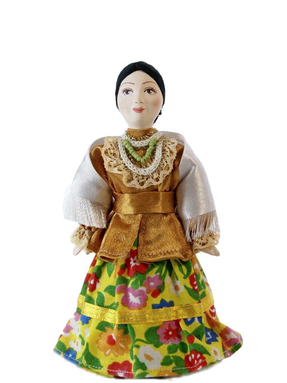 Кукла фарфоровая Донская казачка