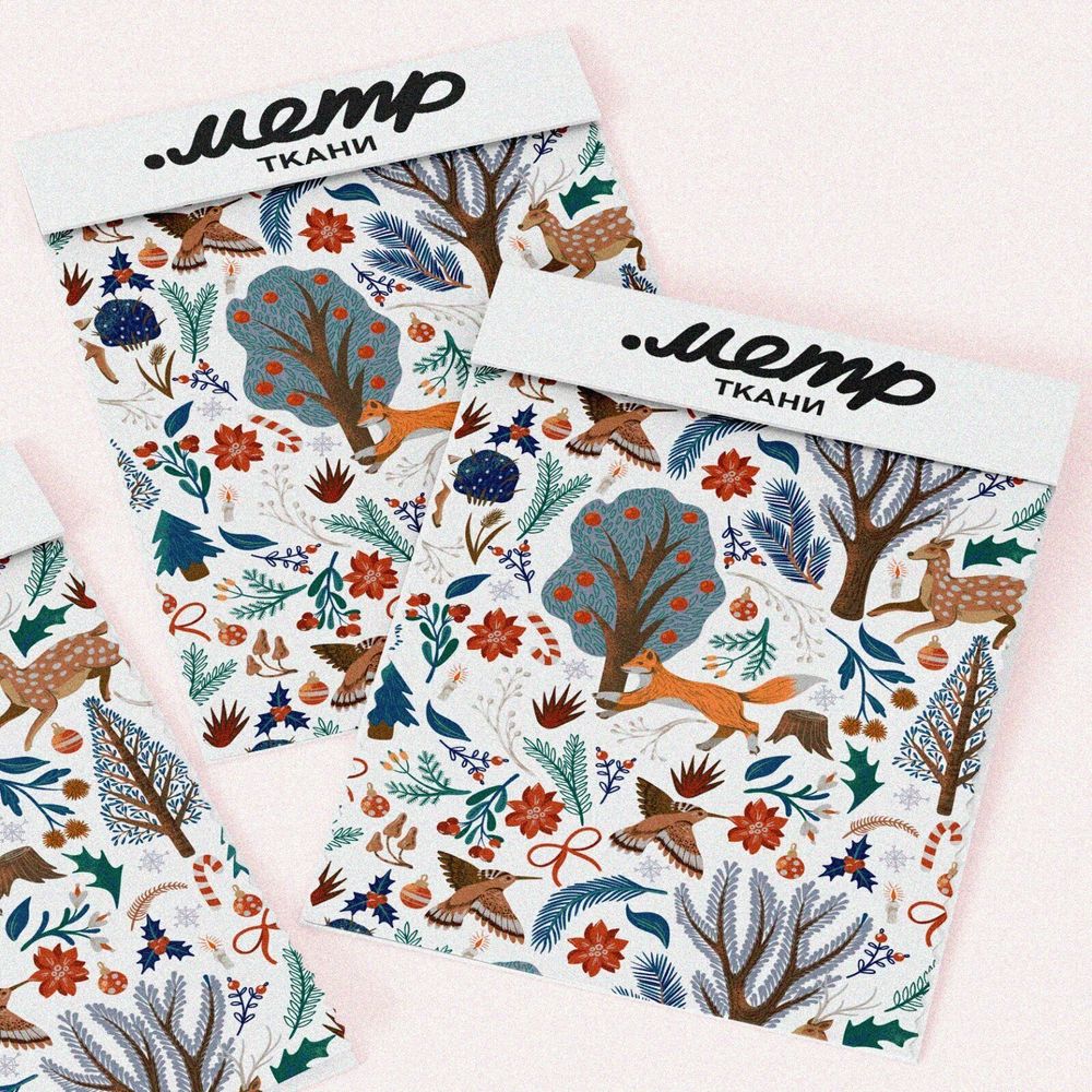 Ткань мембрана животные в лесу