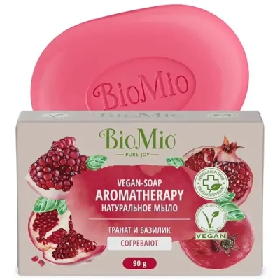 Мыло туалетное BIOMIO SOAP Гранат и базилик 90 г