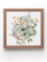 Картины на стену интерьерные на холсте 4 шт, 23*23 см