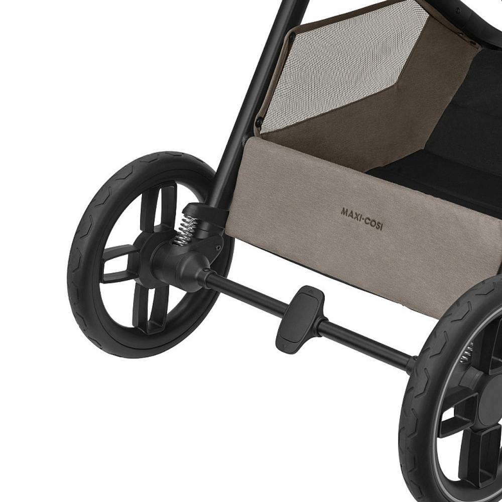 Коляска детская Maxi-Cosi Oxford Plus 3 в 1 с автокреслом CabrioFix Essential green 1978470110 Twillic Truffle/Трюфель