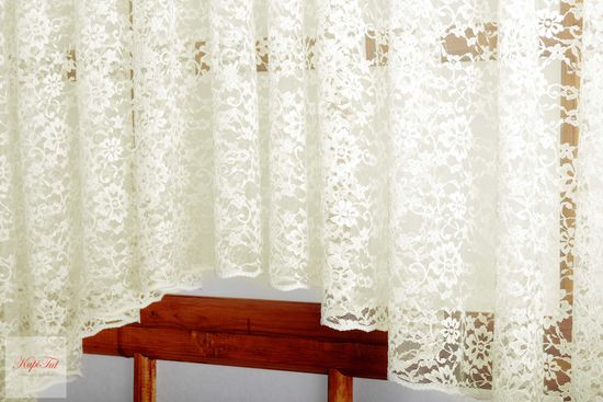 Тюль-Арка Люси, гипюр жаккардовый (молочный)