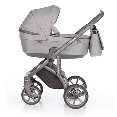 Детская коляска Roan Bloom 2 в 1 New 2021 (Серый) Grey Dots