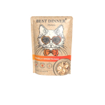 Best Dinner Паучи для кошек Holistic Тунец с креветками в соусе - 70 г
