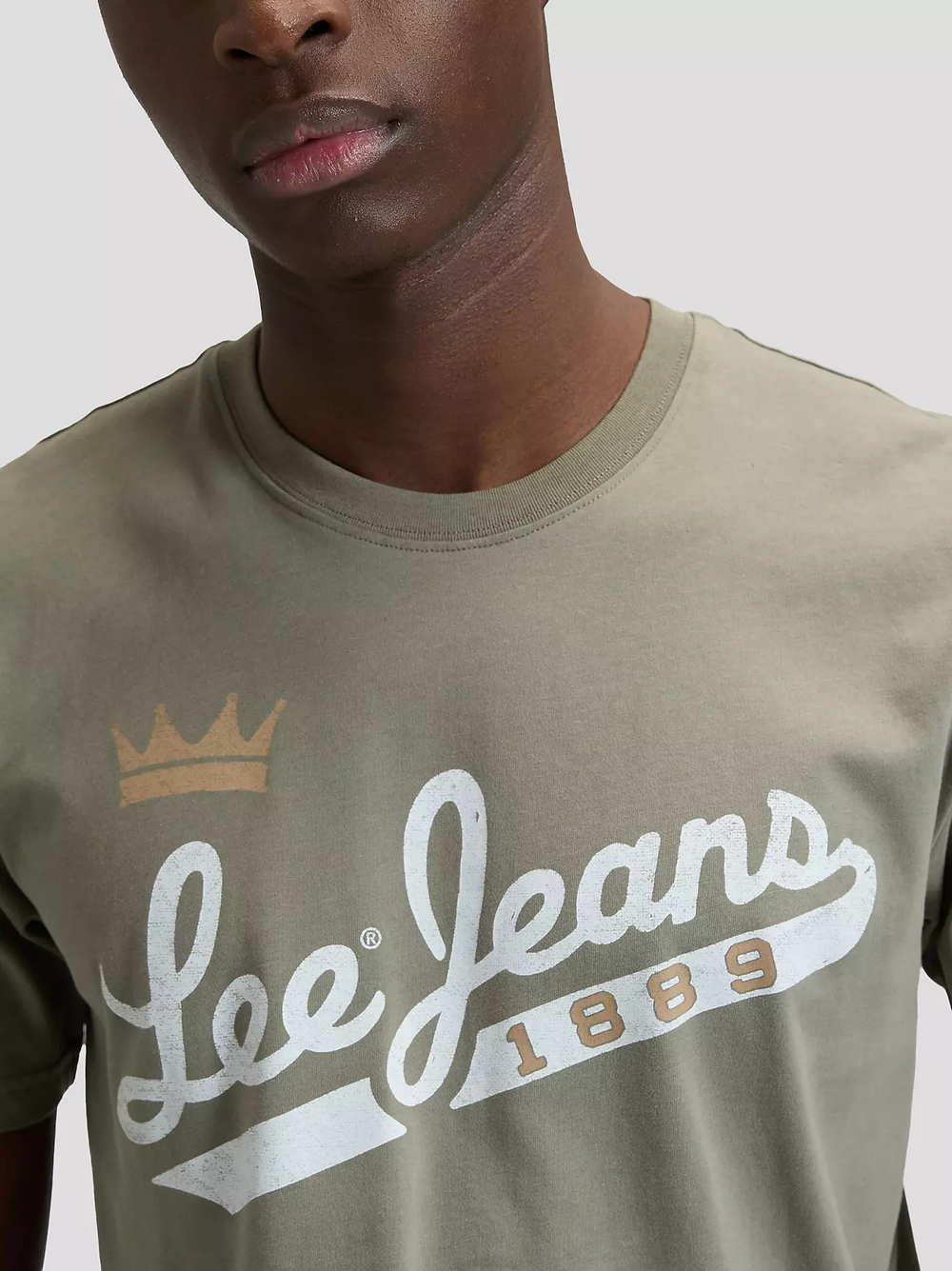 Футболка мужская LEE LEE JEANS TEE LICHEN OLIVE