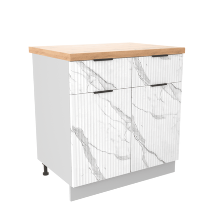 Кухня Модуль С2ЯШ 800 Монца Белый софт