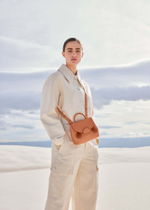 Сумка Polene Numéro Un Nano EDITION TEXTURED PEACH