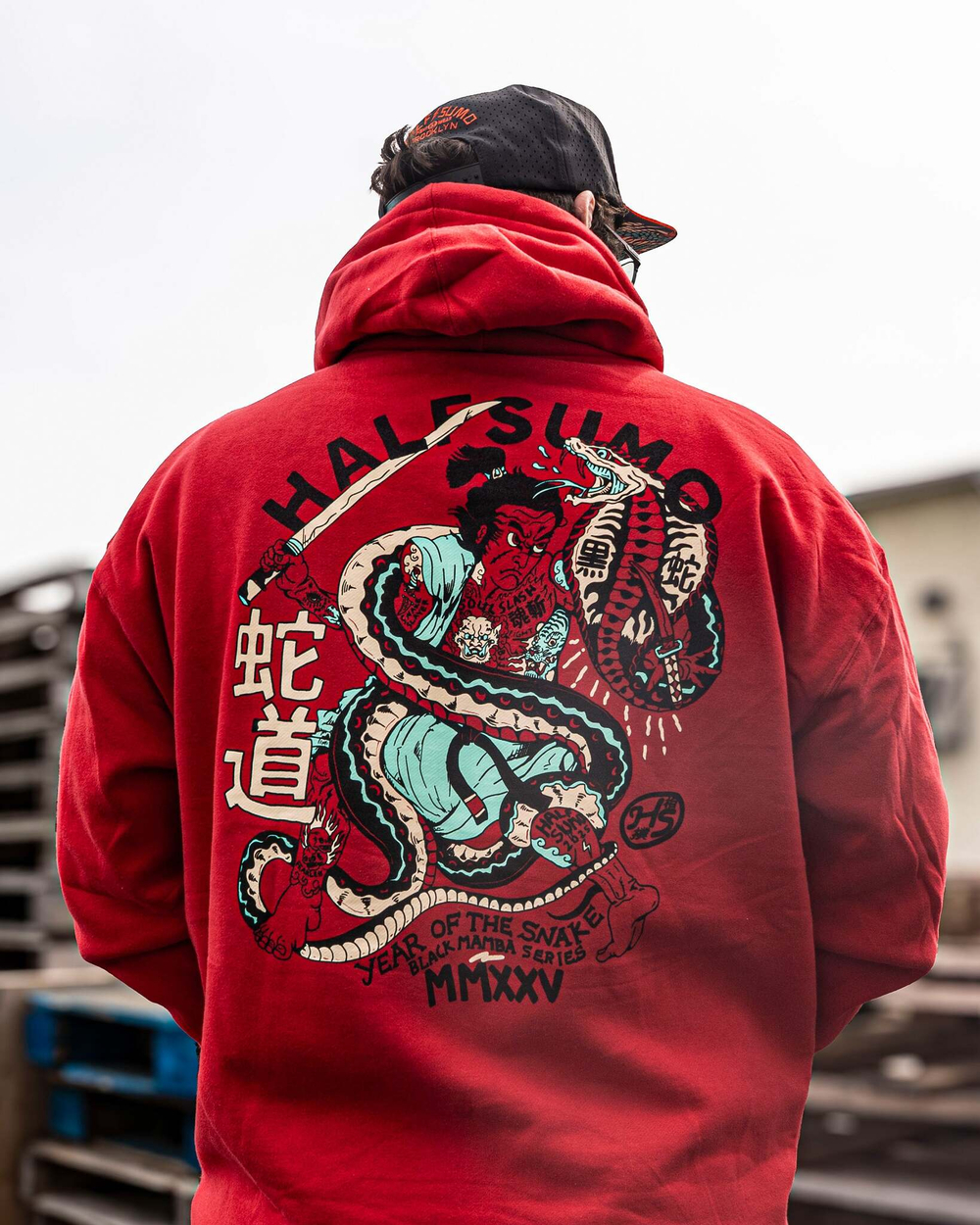 Худи Half Sumo Midoshi Heavyweight