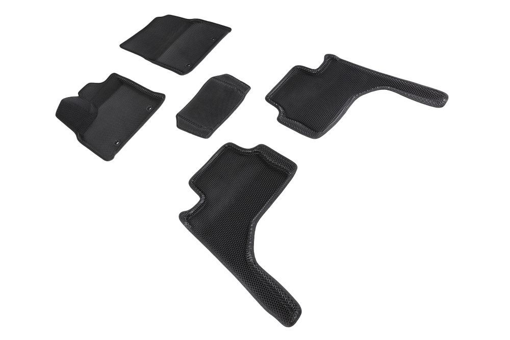 Коврики EVA 3D соты для Toyota Land Cruiser 300 2021-н.в., Seintex.96545