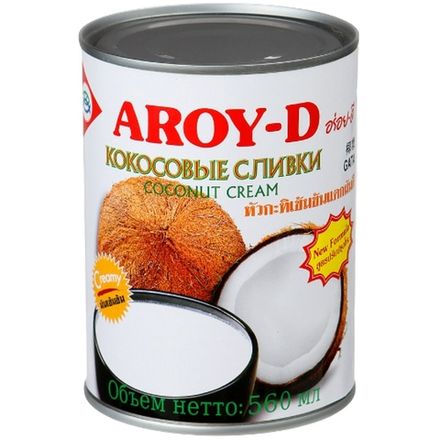 Сливки Aroy-D кокосовые 70%, 560 мл
