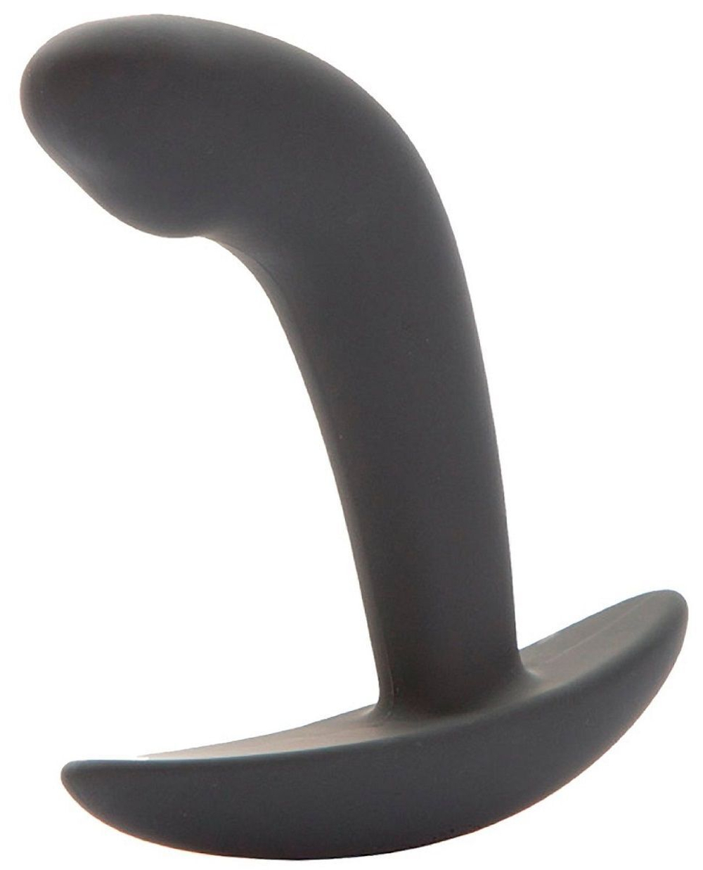 Анальная пробка Driven by Desire Silicone Butt Plug - 9 см. (Цвет: серый)