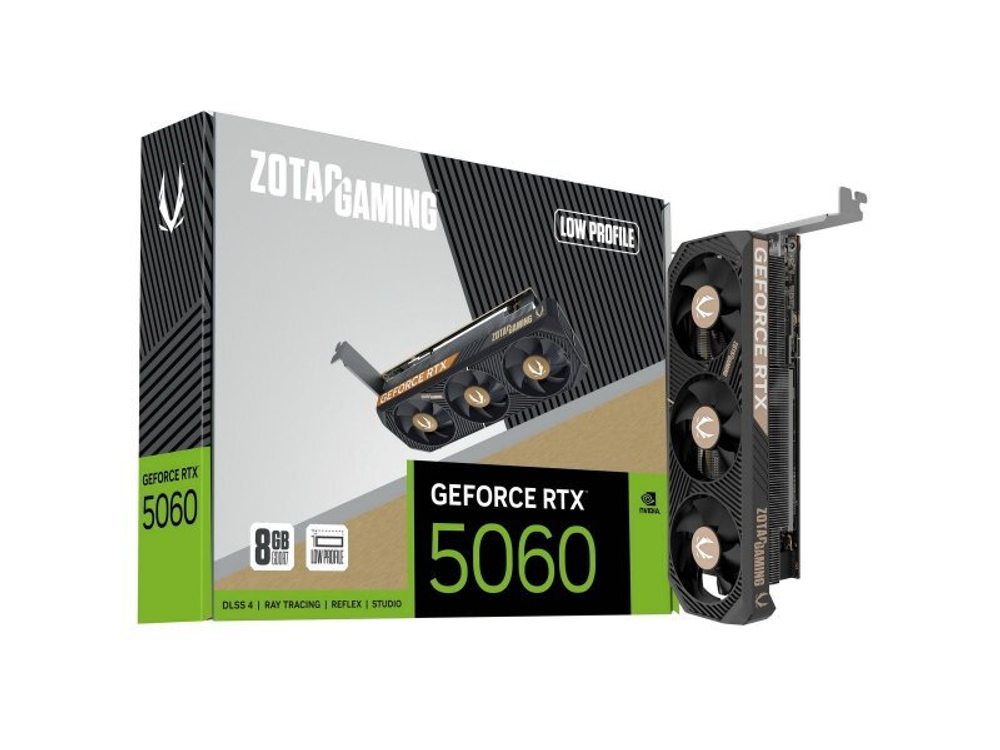 Видеокарта Zotac Nvidia GeForce RTX 5060 LOW PROFILE [ZT-B50600L-10L]