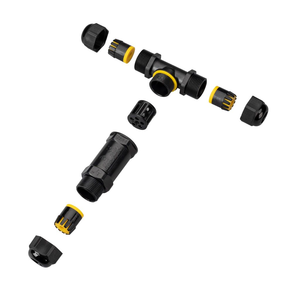 Коннектор NEO-GERM-5pin-T-WTW (4-8mm) (Arlight, IP68) 030760