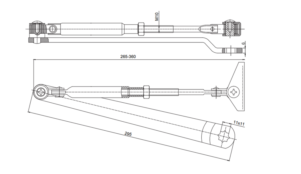 Доводчик двер Apecs DC-20.5/1200/120-A1-SL