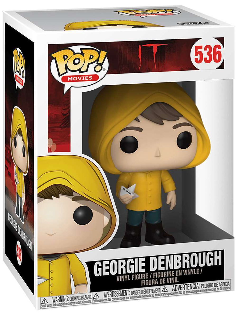 Фигурка Funko POP! Movies IT S2 Georgie Denbrough w/Boat w/Chase (536) 29520