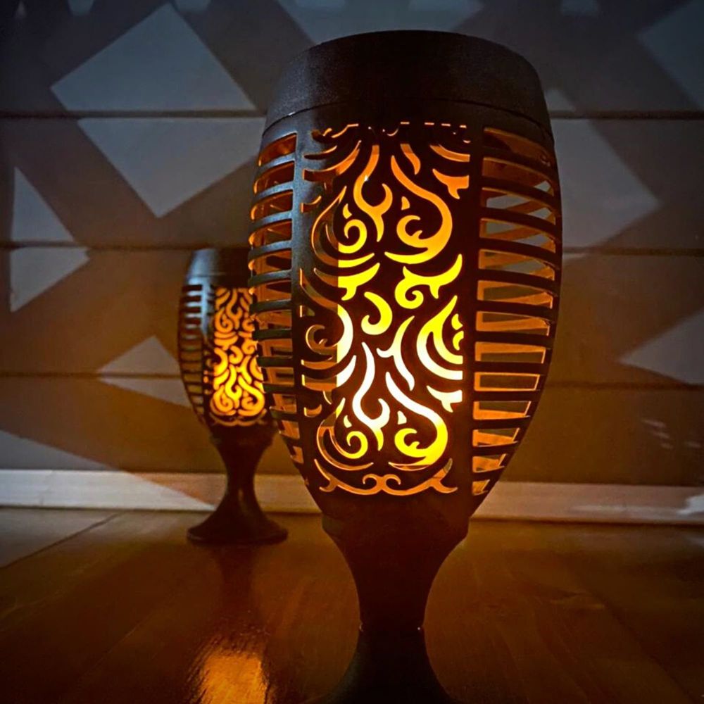 USL-S-183-PM490 SMALL TORCH Садовый светильник на солнечной батарее Факел маленький. Свечение эффект пламени. 1xАА Ni-Mh аккумулятор в-к. IP44. TM Uniel.