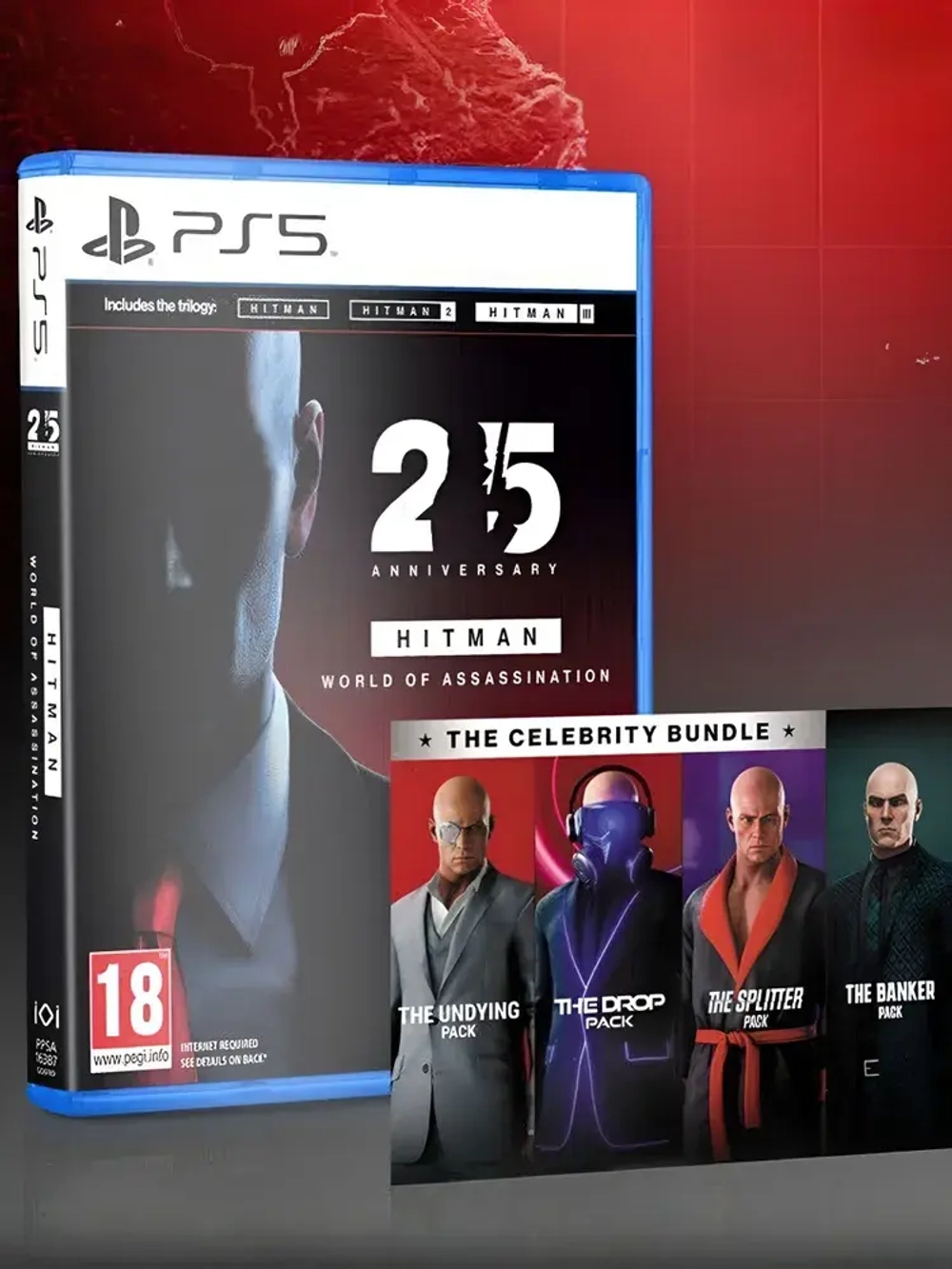 Игра Hitman World of Assassination 25th Anniversary Box (Русская версия) для PlayStation 5
