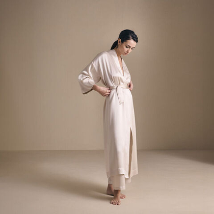 Халат-кимоно Frette Cascade Champagne (M)