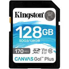 Kingston 128GB Canvas Go Plus UHS-I