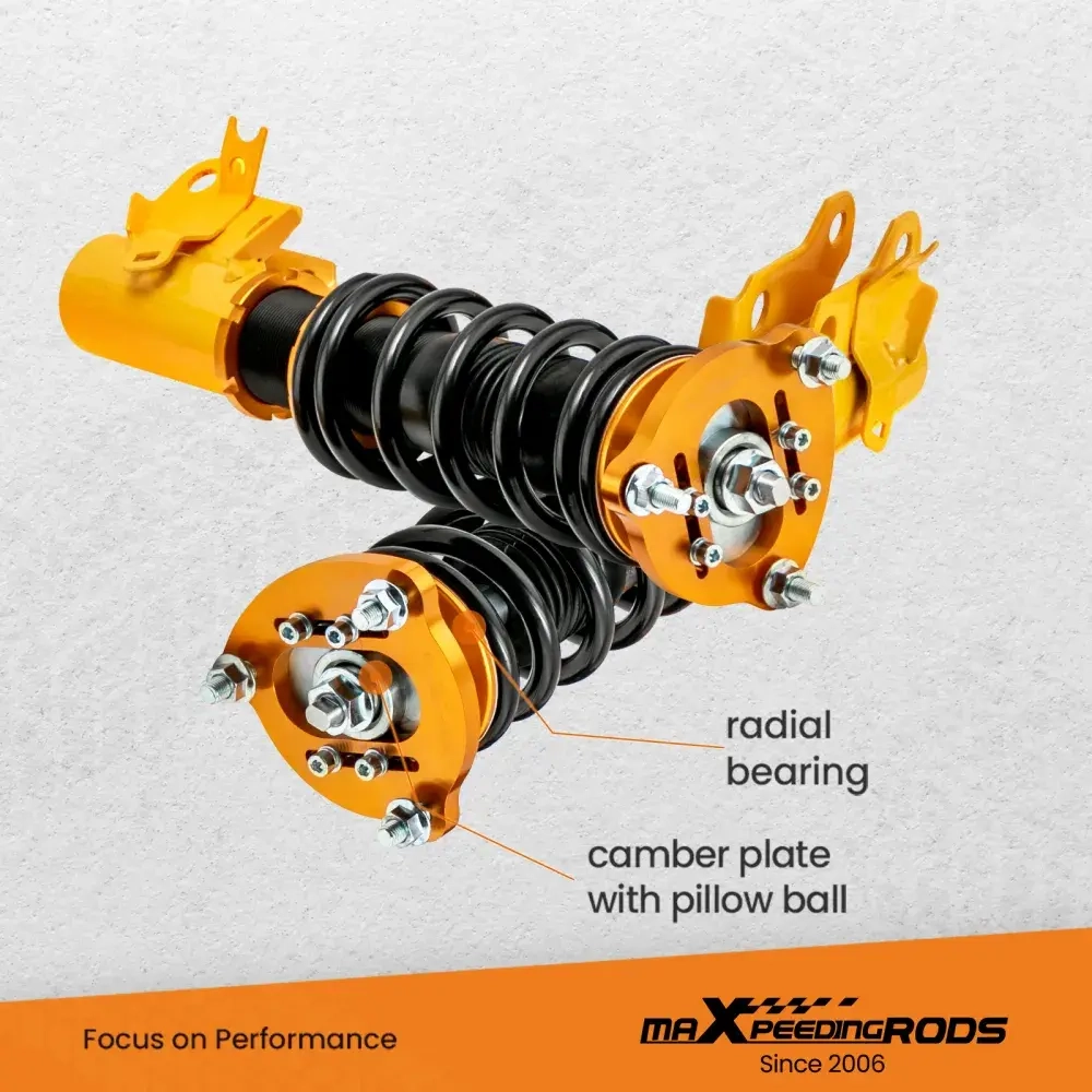 Racing Coilover Struts Shocks подходит для автомобиля Honda Civic EX LX Sedan 2006-11 Adjustable