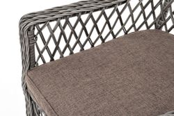 "Эспрессо-80 L" обеденная группа плетеная, цвет графит