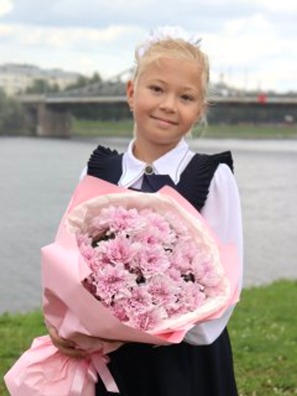 Букет "Охапка хризантем"