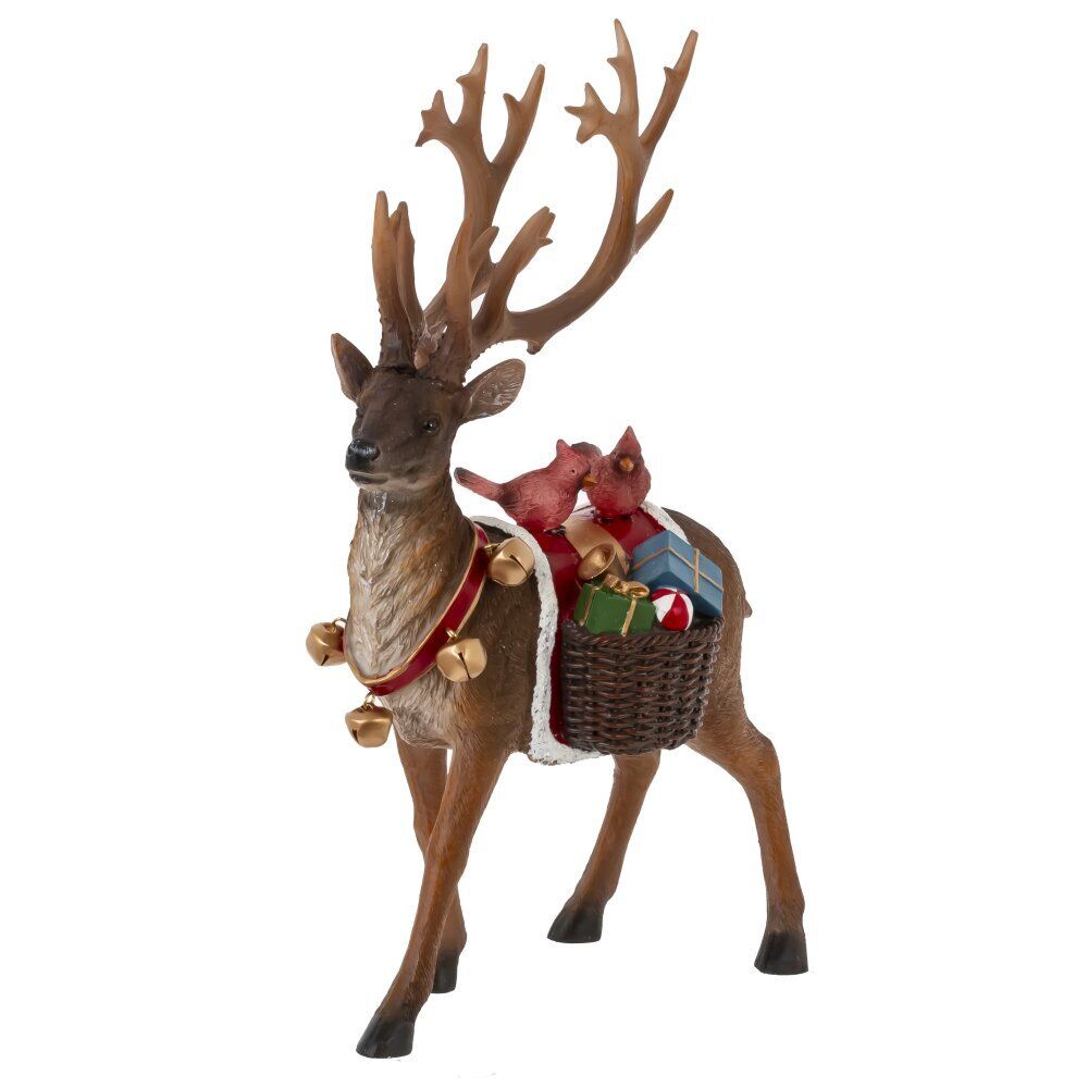 GAEM Фигурка декоративная с подсветкой "Олень", L23 W12 H32 см, (2хAAA н/п)