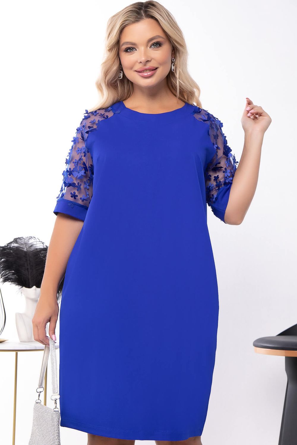 Платье "Дорогое удовольствие" (электрик) П7421 LT Collection (Акция)