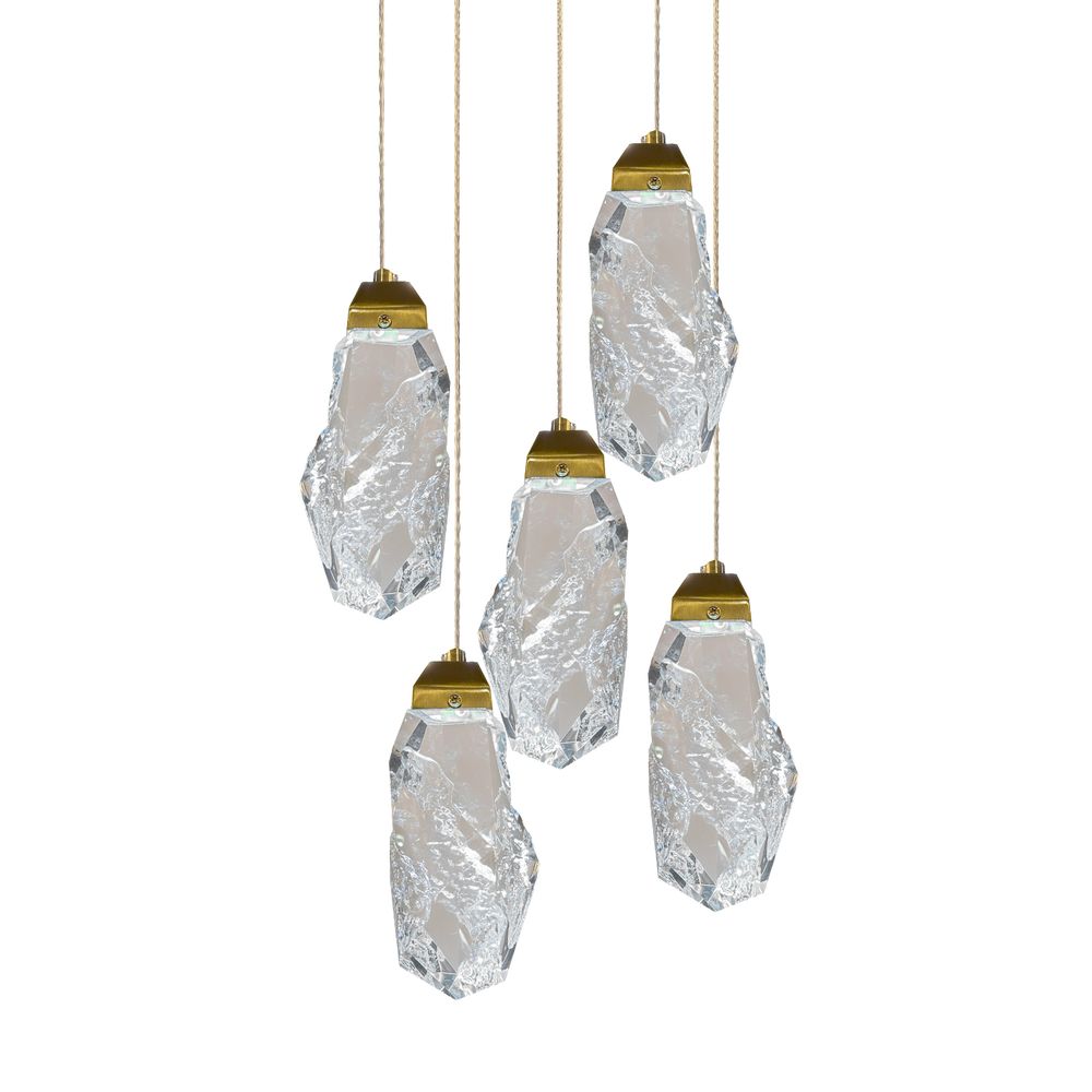 Подвесной светильник 111-5P gold