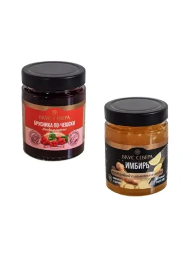 Брусника по-чешски и Имбирь протертый с Лимоном и Мёдом