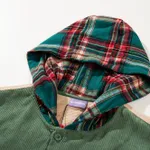 Рубашка YMKASHIX Velvet Button Det  Зелено-Песочная