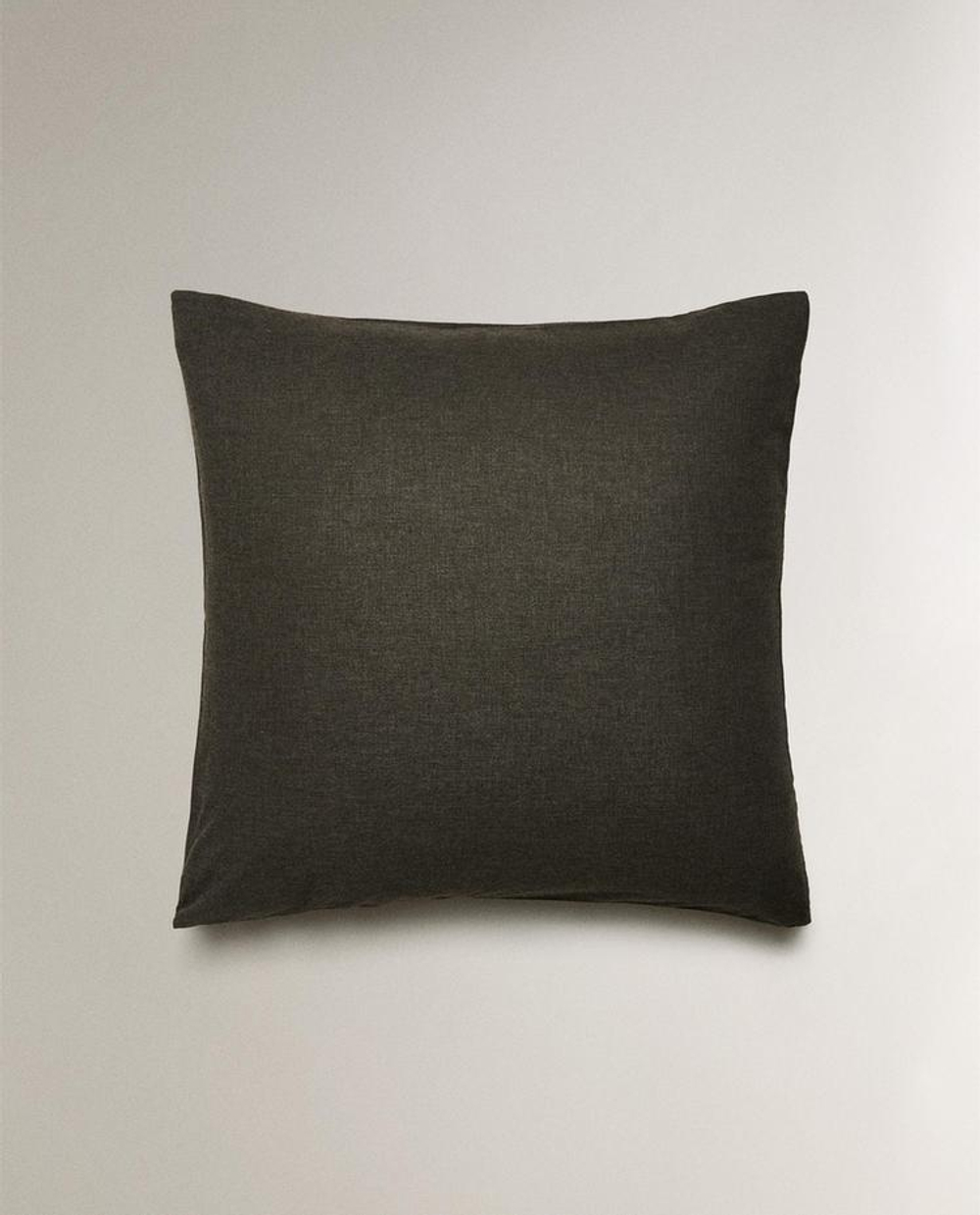 ZARA HOME НАВОЛОЧКА ИЗ СМЕСОВОГО КАШЕМИРА, СЕРЫЙ