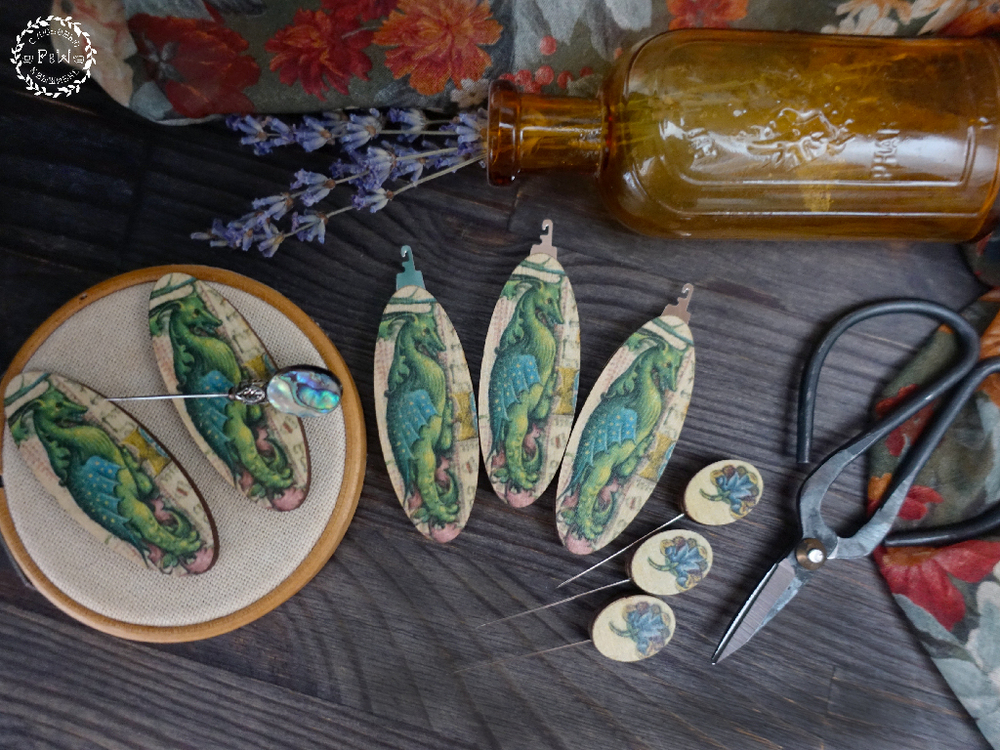 Счетная игла с цветком