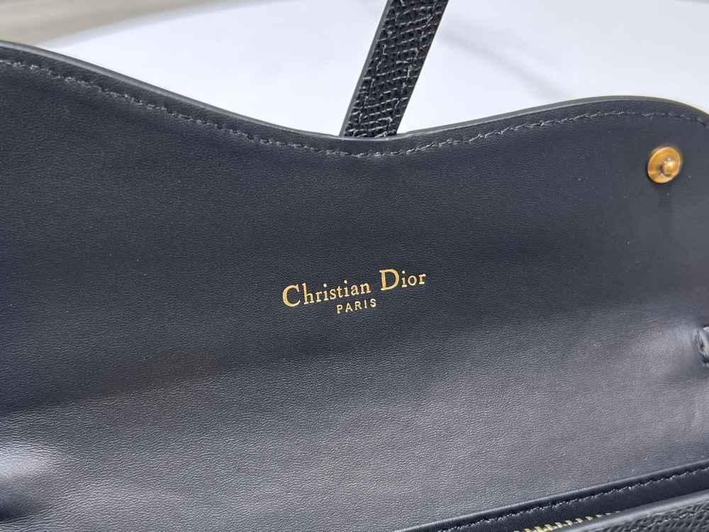 Christian Dior Long Saddle Wallet with Chain
