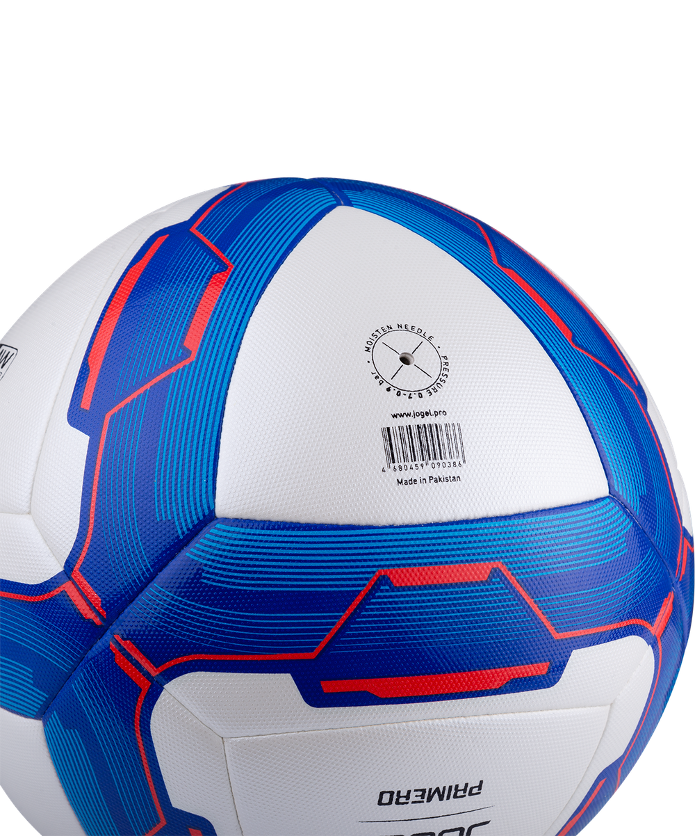 Мяч футбольный Primero №5, белый/синий/красный