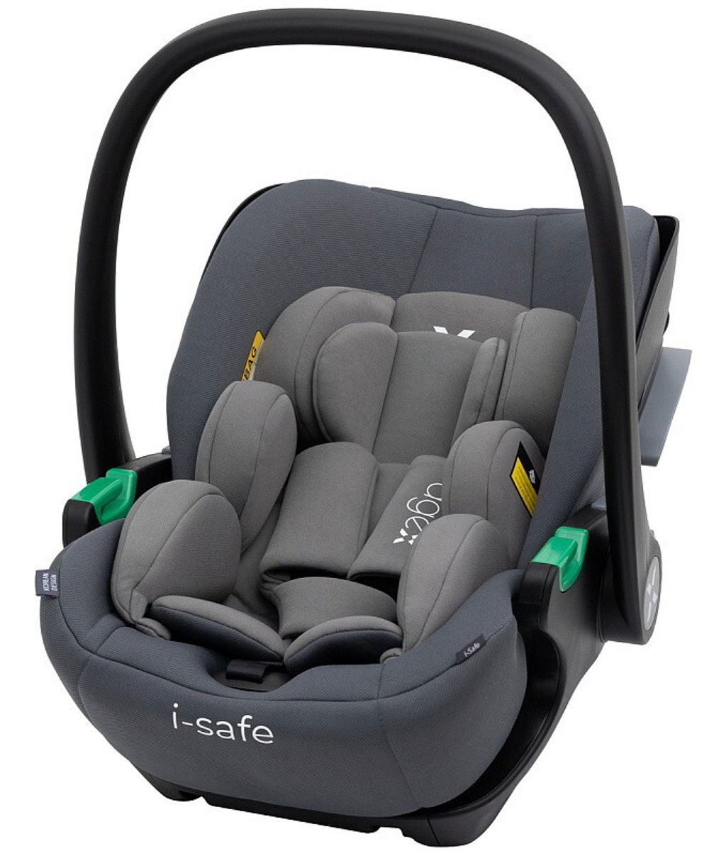 Коляска Agex Prima Pro 3 в 1 с автокреслом i-Safe Grey APP626 Black (Черный)