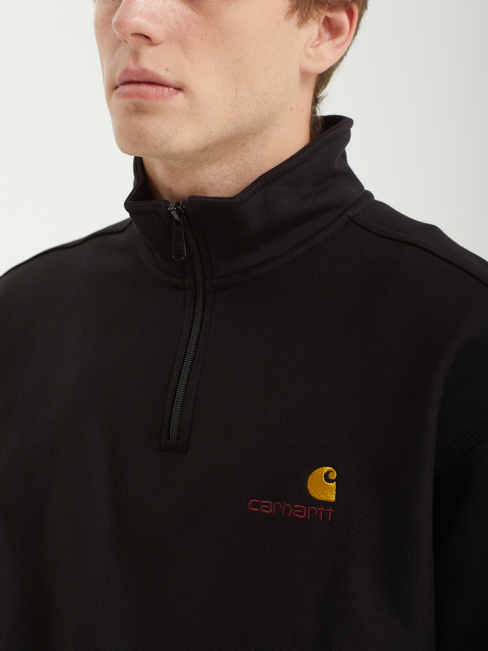 Мужская Толстовка Half Zip American Script