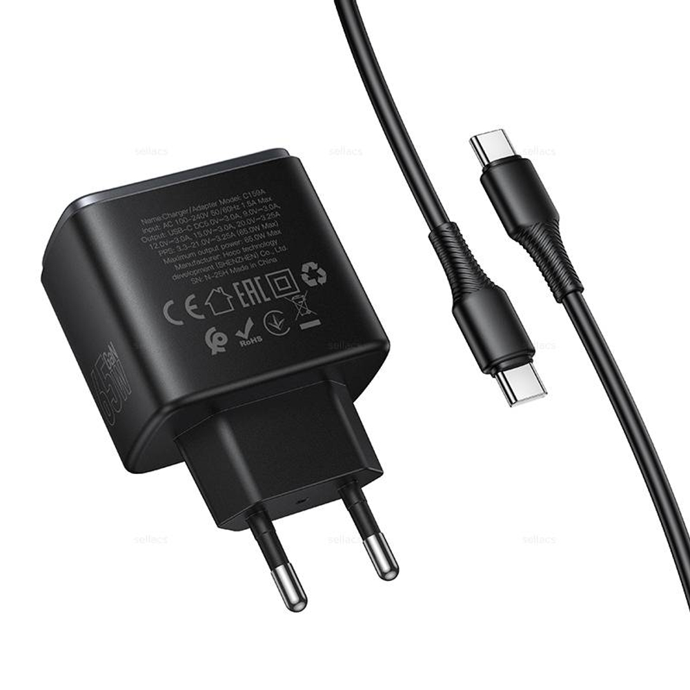 C159A Upgrade PD65W зарядное устройство набор (Type-C на Type-C)