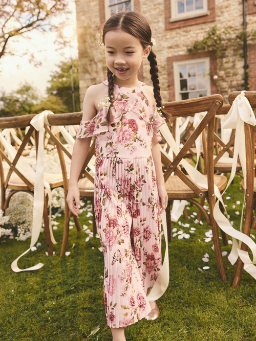 Комбинезон праздничный для девочки Next E76-916, Розовый