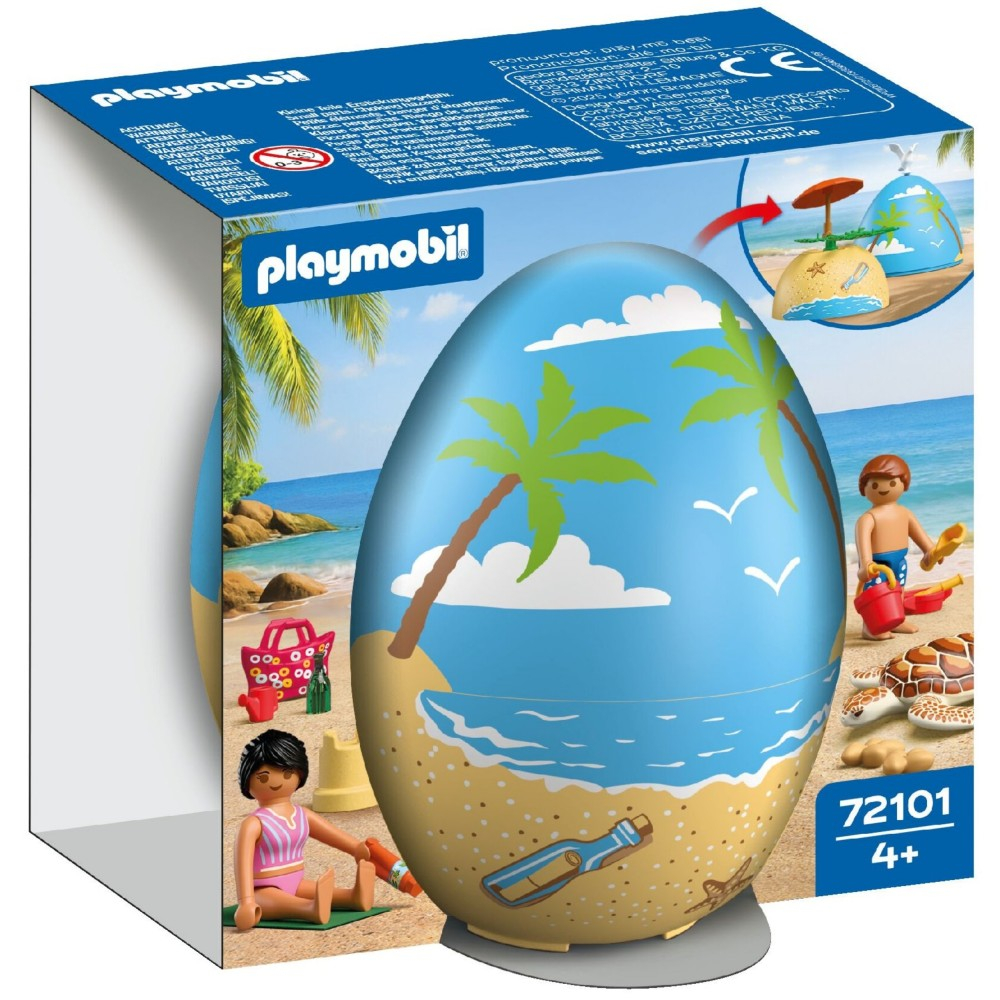 Playmobil - Креативное яйцо: Пляжный отдых 72101
