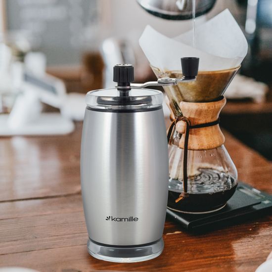 Кофемолка механическая Kamille КМ-7029