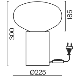 Настольный светильник Freya FR5550TL-01MR
