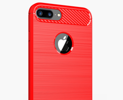 Чехол для iPhone 7 Plus цвет Red (красный), серия Carbon от Caseport