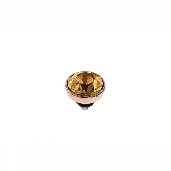Шарм Qudo Bottone Topaz 8 мм 680192 BR/RG