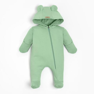 Комбинезон детский, цвет зеленый, р. 68-74 9308448 (MINAKU)