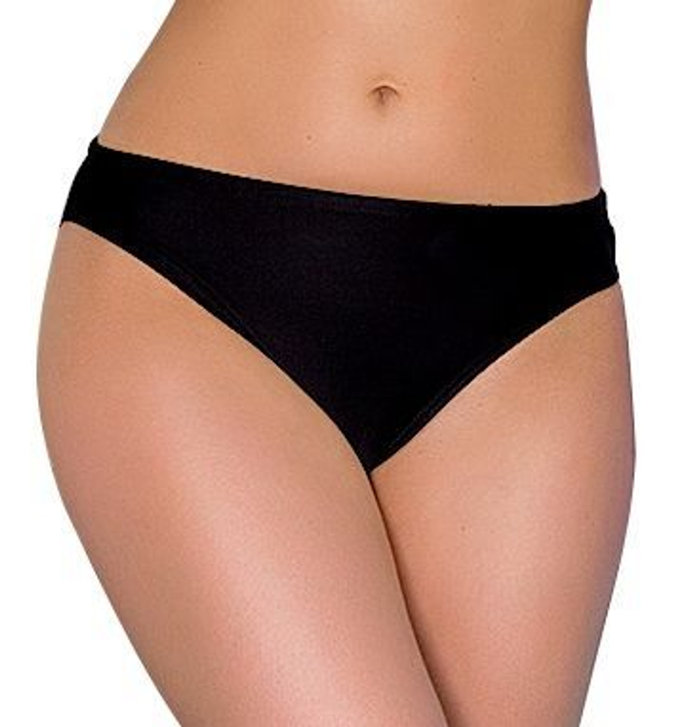 Однотонные классические плавки-слипы (Размер: L) (Цвет: черный)