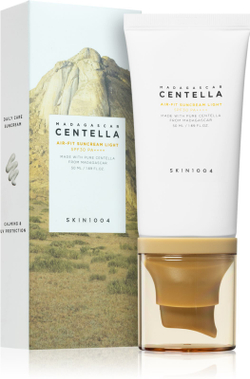 SKIN1004 Madagascar Centella Air-Fit Suncream Light - минеральный защитный флюид для лица SPF 30 /   50  ml  / GTIN 8809576261608